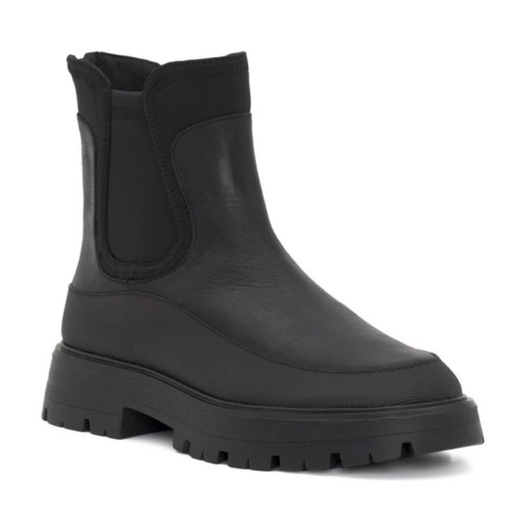 Lucky brand black Allehia Modern Lug sole Chelsea Boots Booties 8.5‎ 9.5 7.5 New - Picture 11 of 15